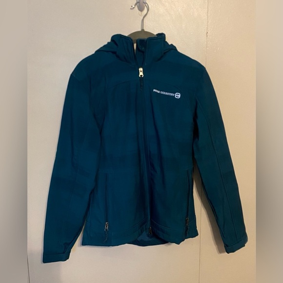 Free Country Womens Winter Jacket sz M Blue Removable Hood Faux Lined, S - Picture 1 of 5